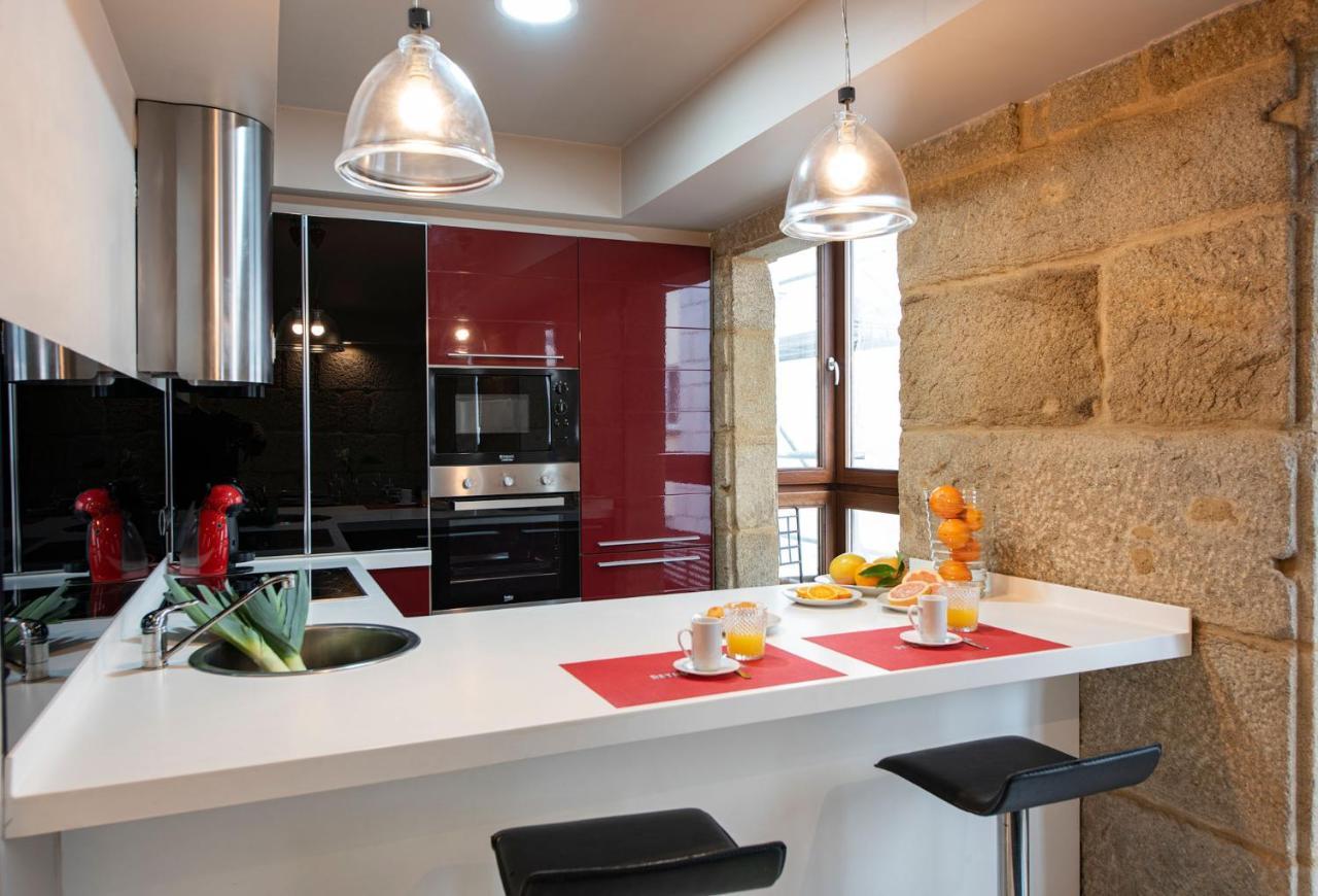 Apartamento En Zona Monumental Понтеведра Экстерьер фото